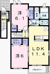 クラール坂上の物件間取画像